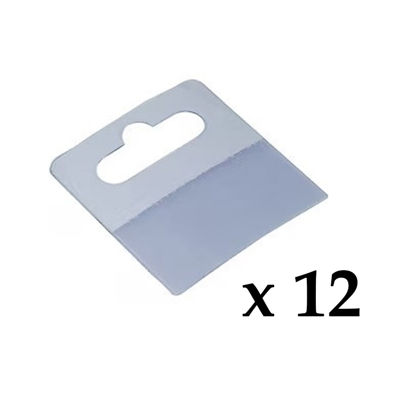 Agatatori autoadezive eurohole, din plastic, transparente, set 12 bucati - imagine 6